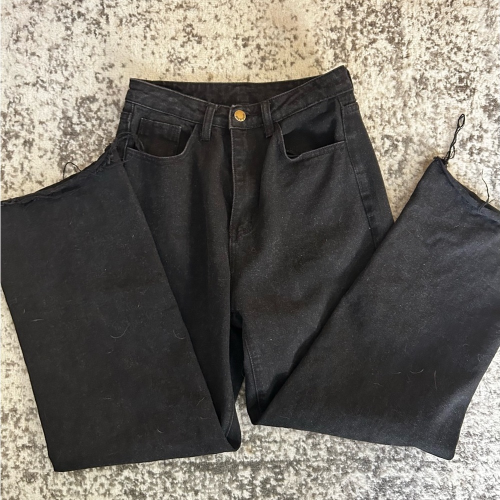 SHEIN black boyfriend distressed jeans - Picture 14 of 14